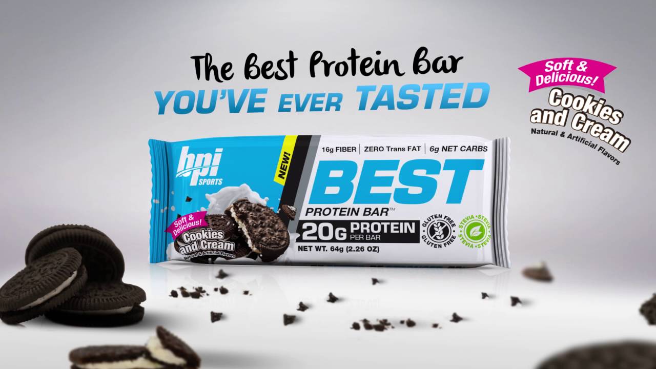 Best Protein Bar: Cookies & Cream