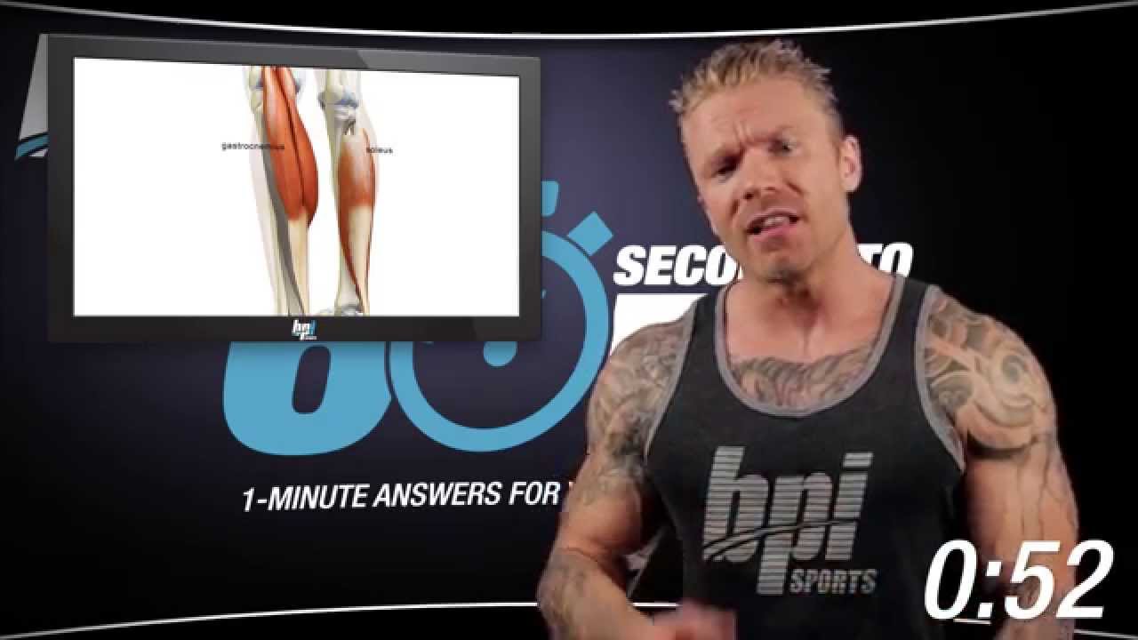 60 Seconds To Fit: Calf Training