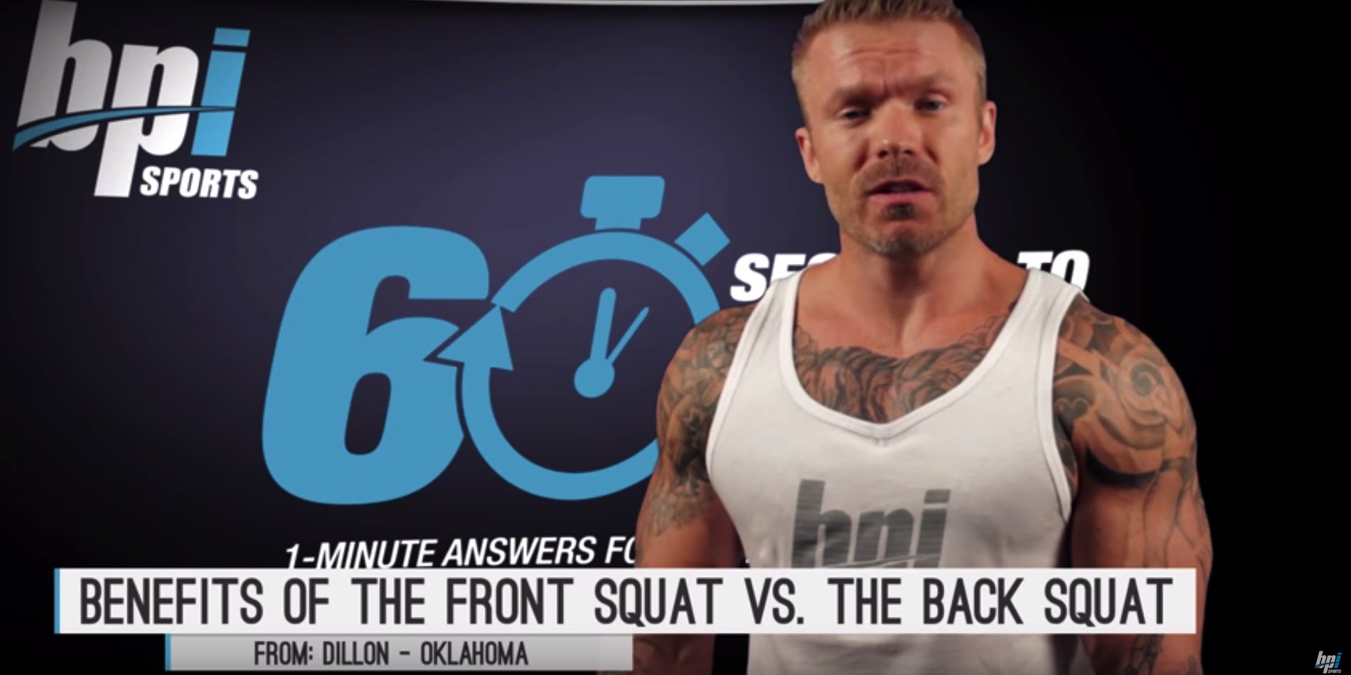 60 Seconds To Fit: Font Squats vs. Back Squats