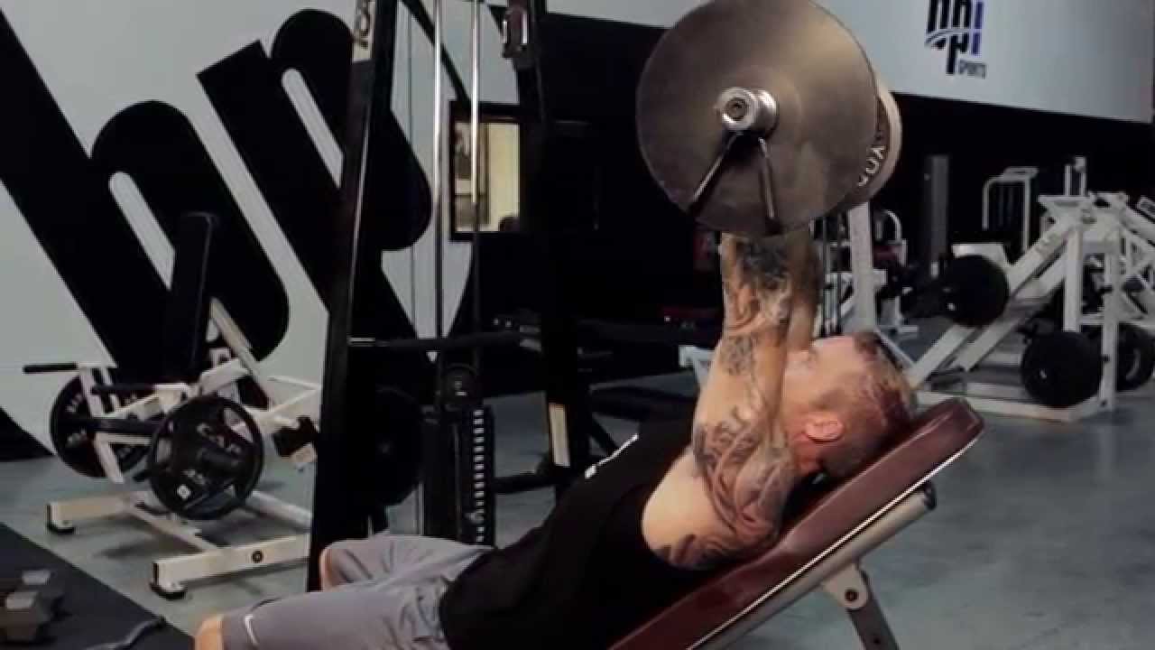 The Proper Lift: Incline French Press Exercise
