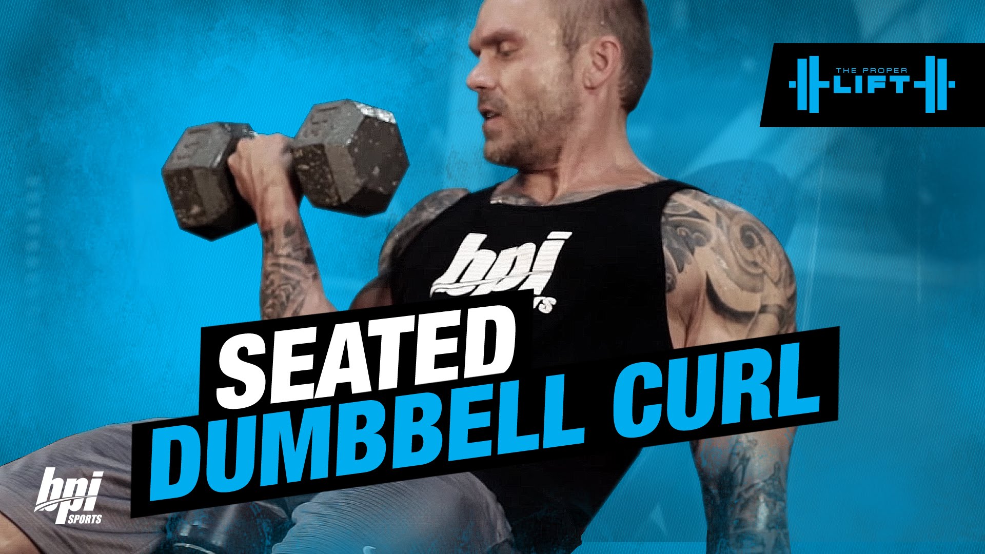 The Proper Lift: Seated Dumbbell Curl Exercise