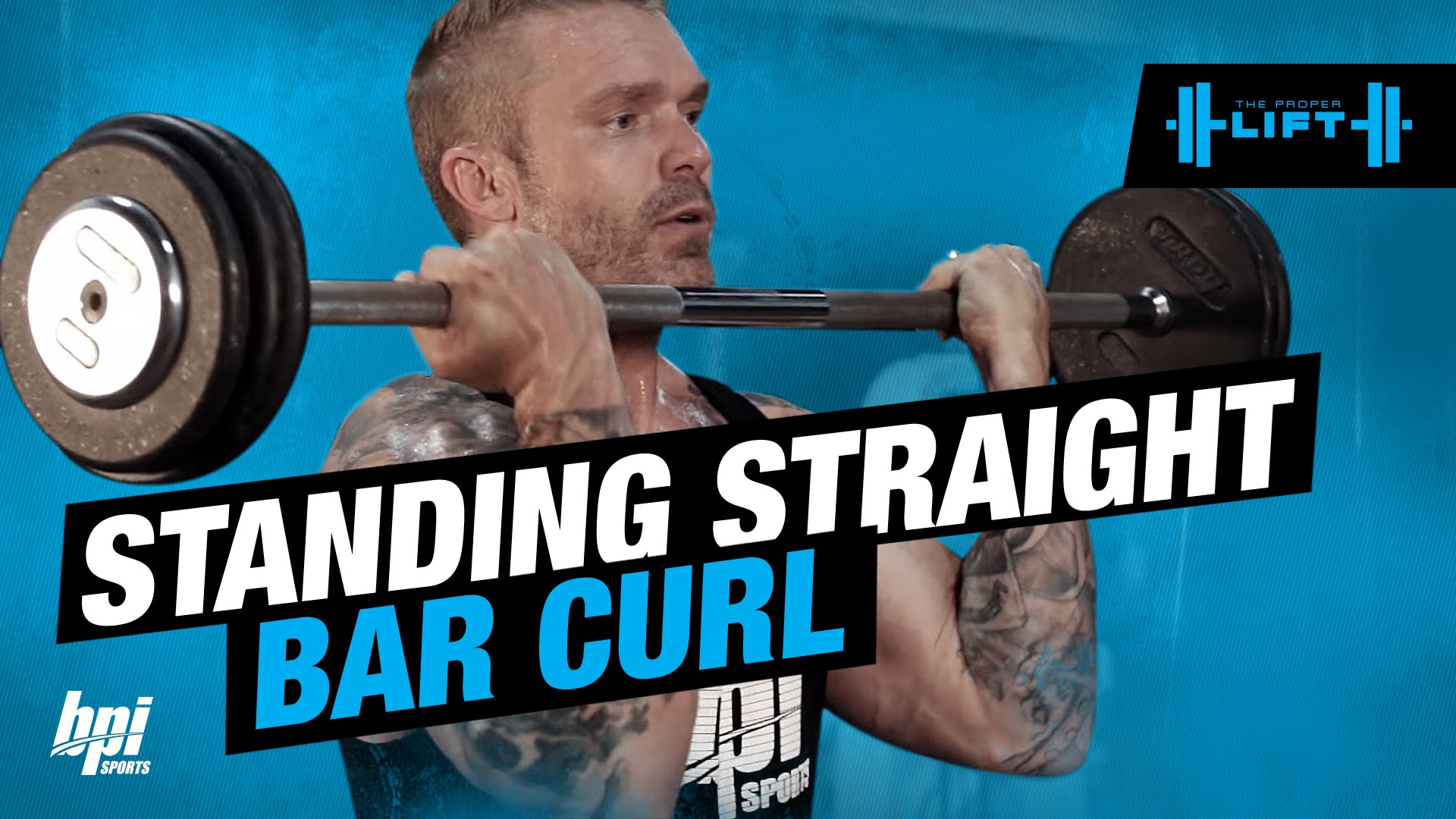 Proper Lift: Straight Bar Bicep Curl Exercise