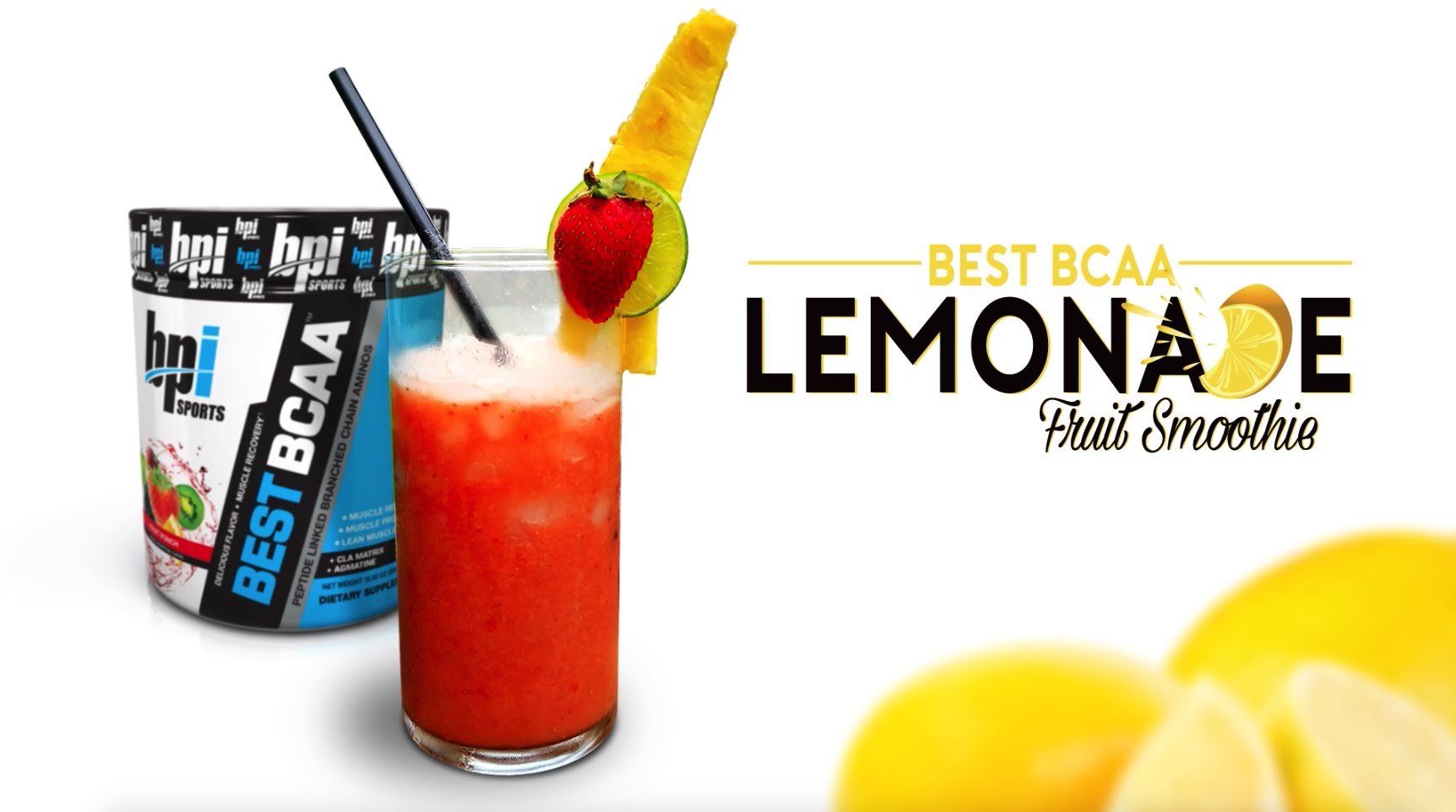 BCAAs Lemonade Fruit Smoothie Recipe