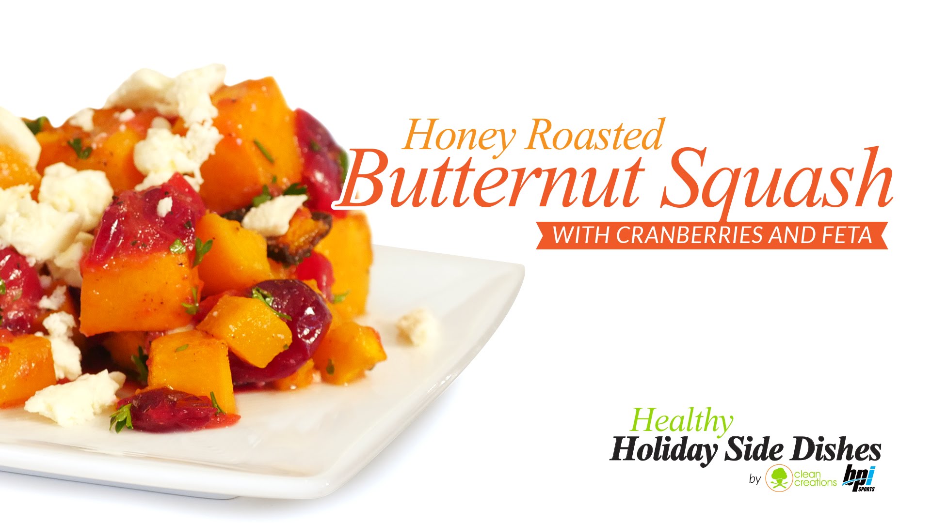 Recipe: Honey Roasted Butternut Squash with Cranberries and Feta