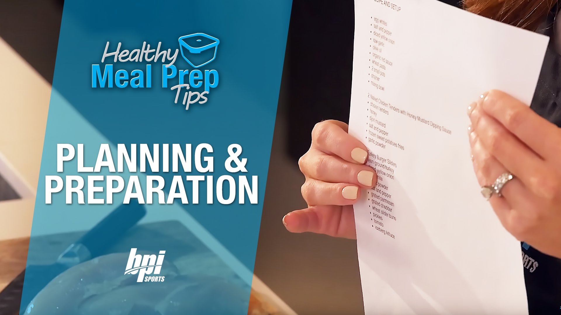 Meal Prepping Tips: Plan & Prepare