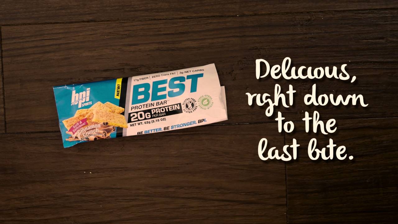 Best Protein Bar™: Delicious, Right Down To Last Bite