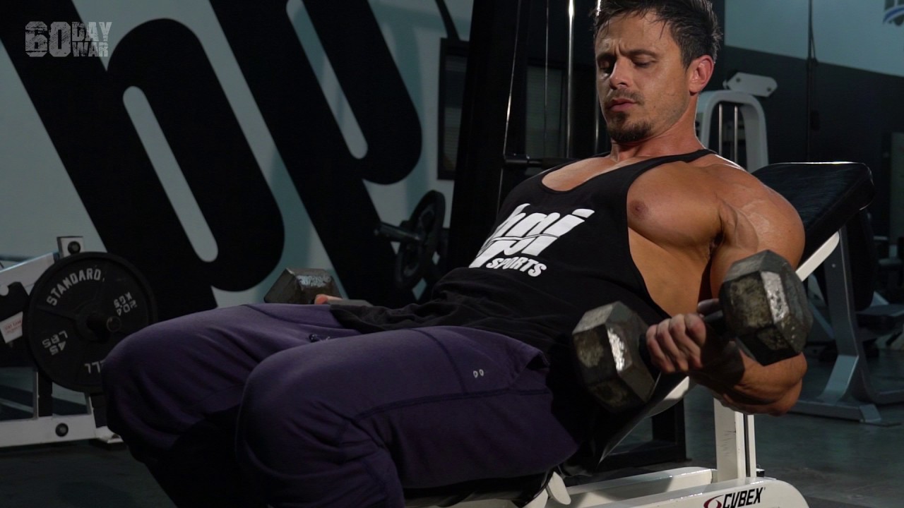 Incline Dumbbell (DB) Curls