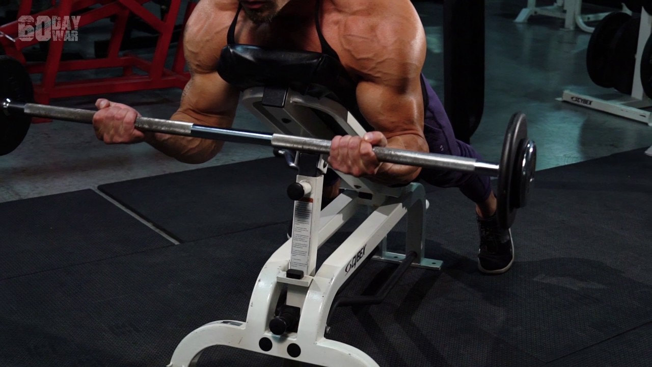 Incline Bench Spider Curls
