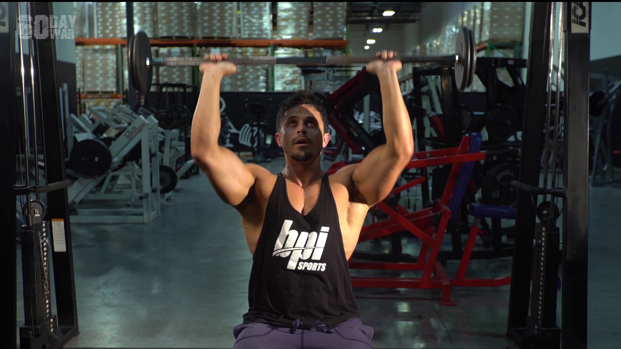 Barbell Seated Press